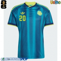 Maglie da calcio Colombia Juan Fernando Quintero #20 Seconda Maglia Mondiali 2026  Manica Corta